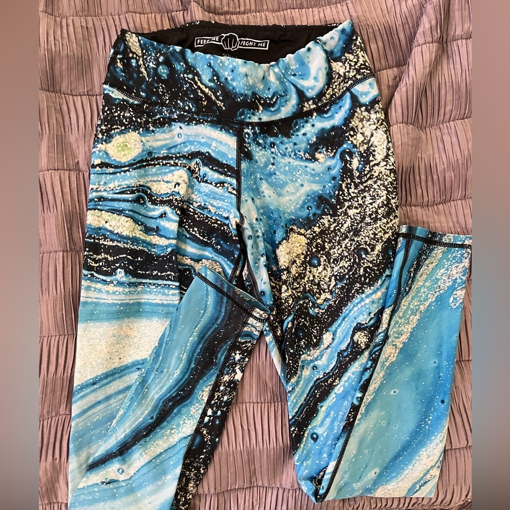 Feed Me Fight Me leggings